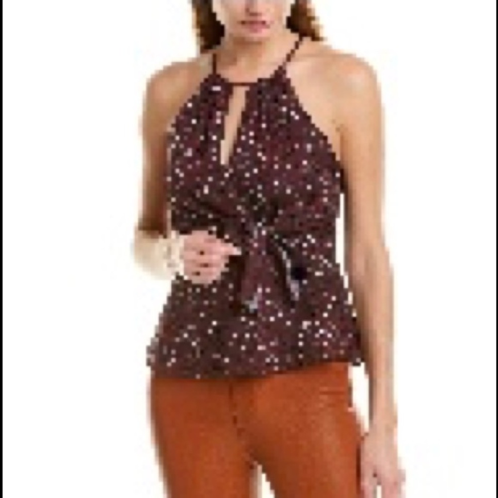 Parker keyhole blouse